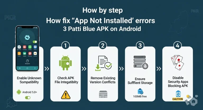 3 Patti Blue APK Installation Failed