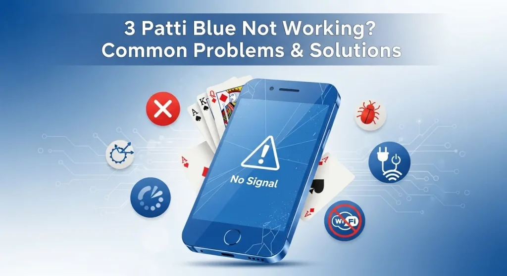 3 Patti Blue Not Working